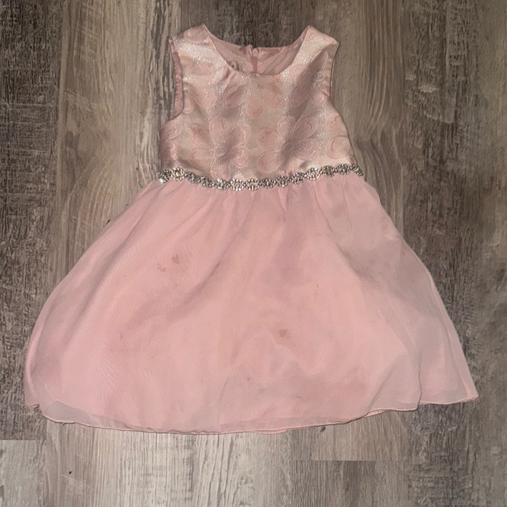 Elegant Pink Kids Dress By Purple Rose 4T
